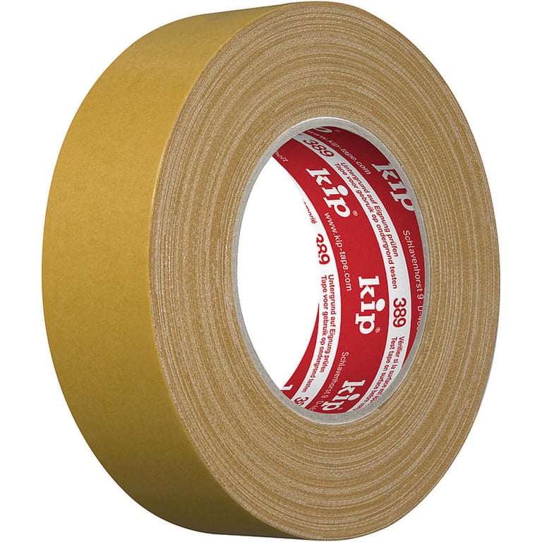Kip 389 tappijt tape voor beursbouw beige 38mm x25mtr
