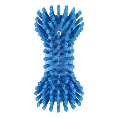 Vikan extra grote handborstel extra harde vezels  blauw