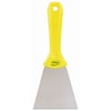Vikan handschraper met RVS blad geel 100x235mm
