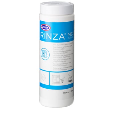 Rinza M61 reinigingstabletten 4gr 120st voor melksyteem espressomachines