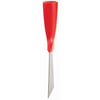 Vikan schraper RVS blad met schroefdraad rood 100x205mm