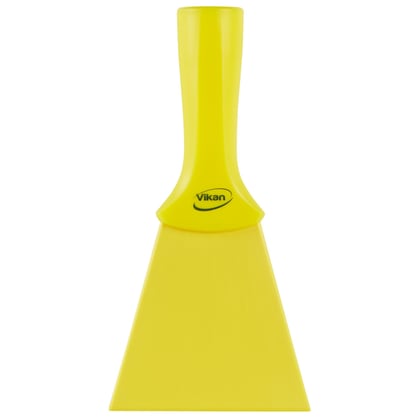 Vikan handschraper nylon met schroefdraad geel 100x235mm