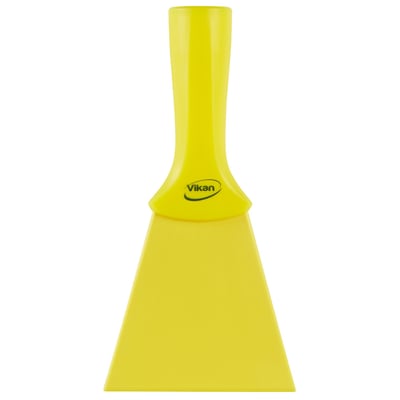 Vikan handschraper nylon met schroefdraad geel 100x235mm