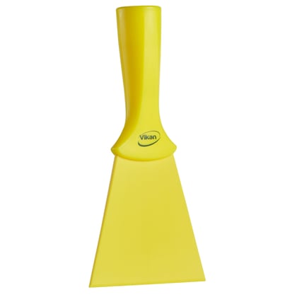 Vikan handschraper nylon met schroefdraad geel 100x235mm