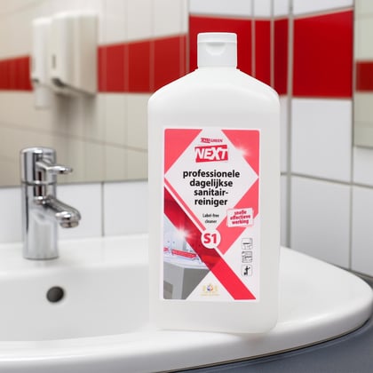 CaluGreen NEXT S1 dagelijkse sanitairreiniger 1ltr