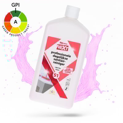CaluGreen NEXT S1 dagelijkse sanitairreiniger  1ltr