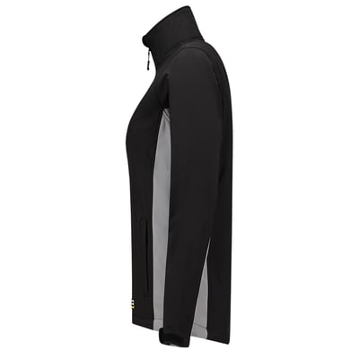 Tricorp Workwear softshell bicolor dames  zwart grijs maat XS