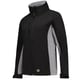 Tricorp Workwear softshell bicolor dames  zwart grijs maat XS