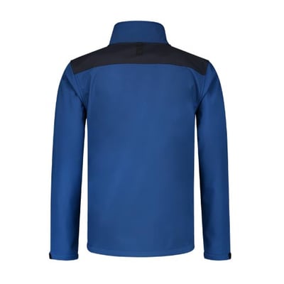 Tricorp Workwear softshell jas bicolor naden koren-/donkerblauw maat XS