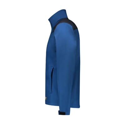 Tricorp Workwear softshell jas bicolor naden koren-/donkerblauw maat XS