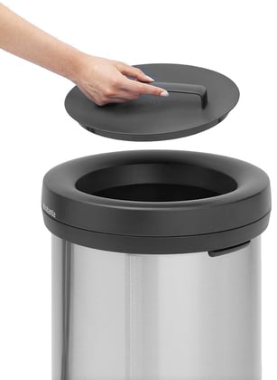 Brabantia afvalemmer Big Bin mat staal 60ltr vingerafdruk bestendig