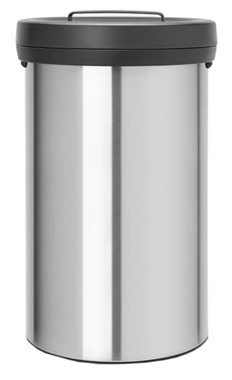 Brabantia afvalemmer Big Bin mat staal 60ltr vingerafdruk bestendig