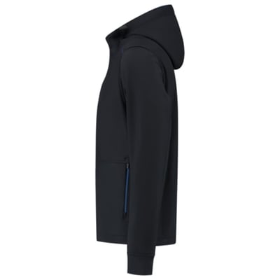 Tricorp Workwear Accent softshell jas met capuchon marine korenblauw maat XS