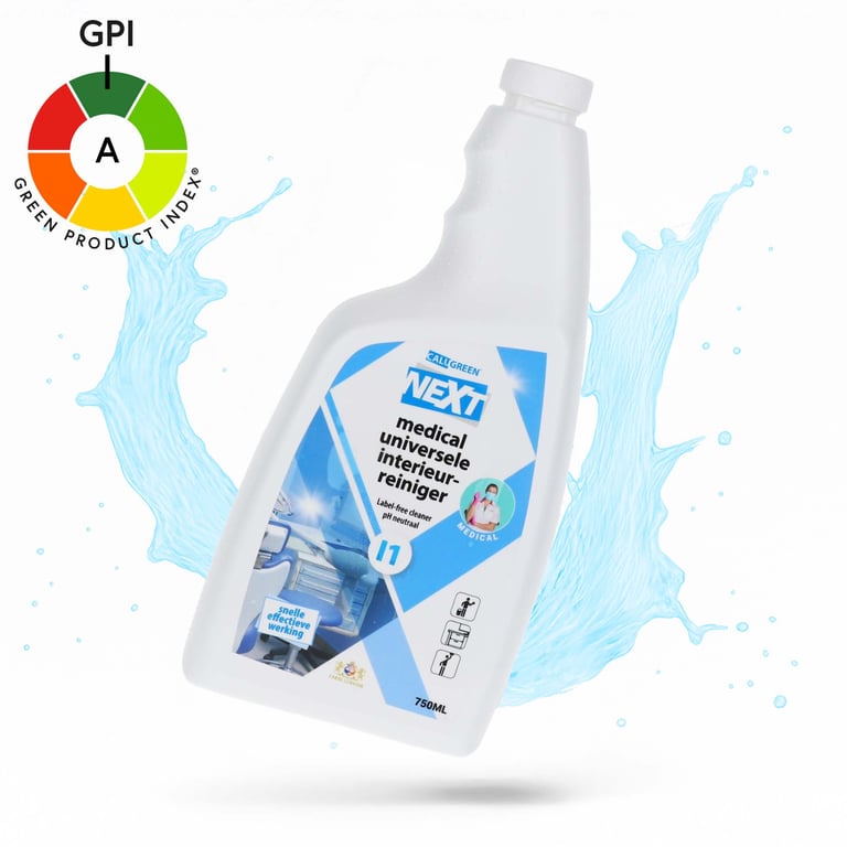 CaluGreen NEXT I1 interieurreiniger Medical gebruiksklaar 750ml