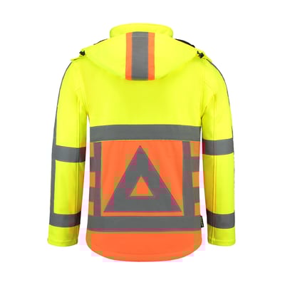 Tricorp Workwear softshell verkeersregelaar jas oranje/geel maat XS