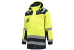 Tricorp Workwear multinorm parka bicolor fluor geel inkblauw maat XS