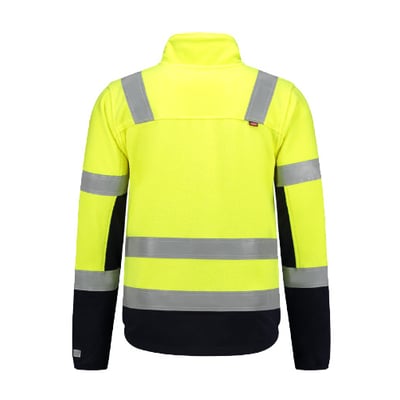 Tricorp Workwear fleecejack multinorm bicolor geel/blauw maat XS