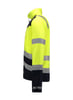 Tricorp Workwear fleecejack multinorm bicolor geel/blauw maat XS