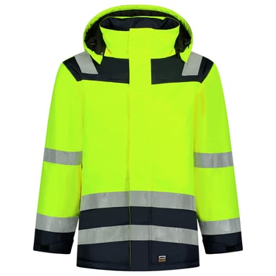Tricorp Workwear parka high vis bicolor  geel maat XS