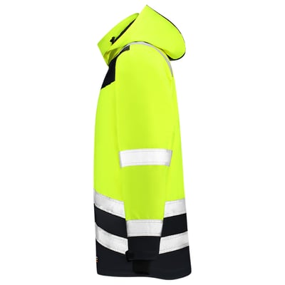 Tricorp Workwear parka high vis bicolor  geel maat XS