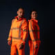 Tricorp Workwear softhell jas RWS revisible fluor  oranje maat XS