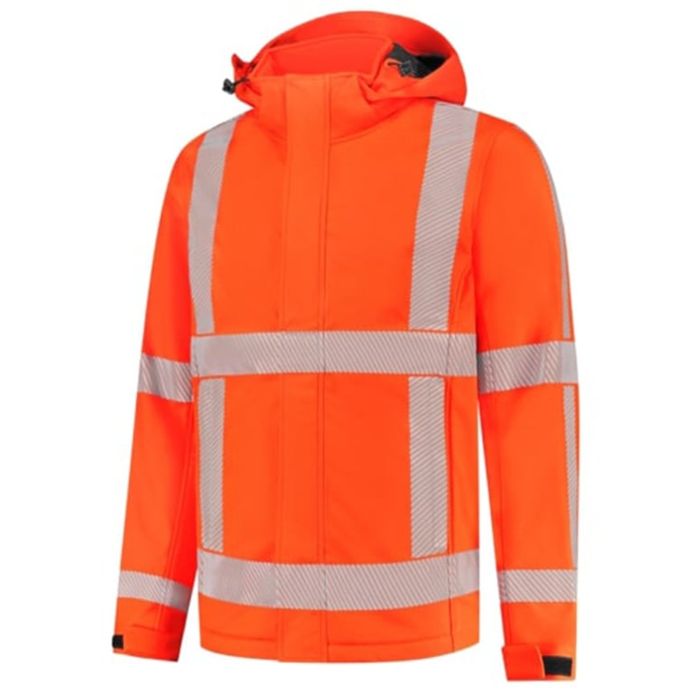 Tricorp Workwear softhell jas RWS revisible fluor oranje