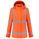 Tricorp dames softshell jas RWS revisible  fluor oranje maat XS