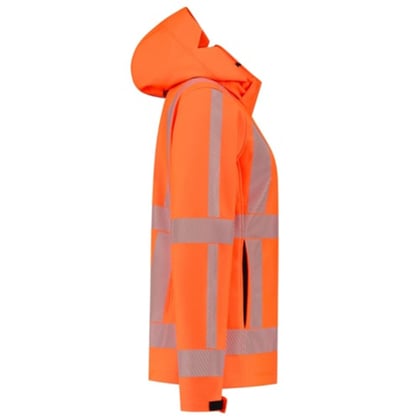 Tricorp dames softshell jas RWS revisible  fluor oranje maat XS