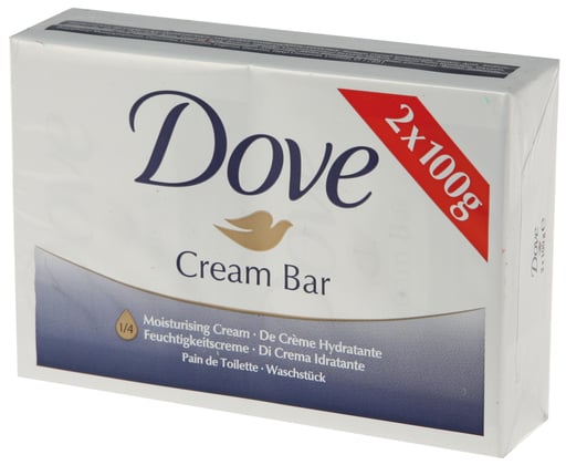 Dove toiletzeep regular2x100gr 