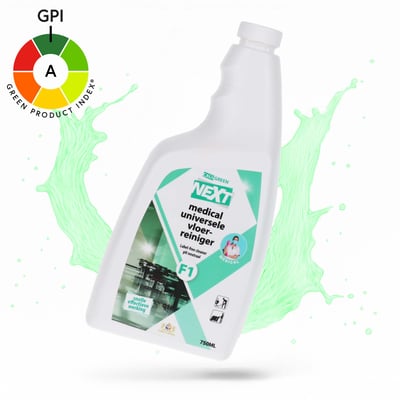 CaluGreen NEXT F1 vloerreiniger Medical  gebruiksklaar 750ml