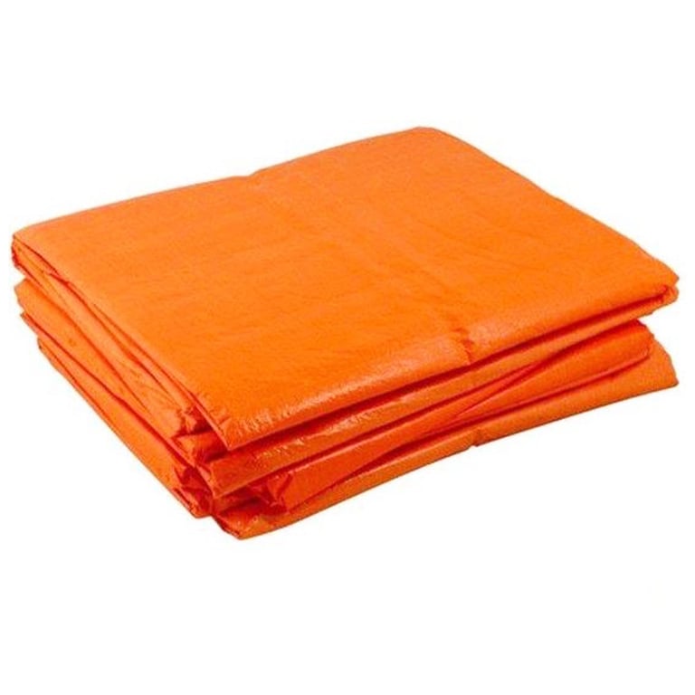 Dekkleed PE 6x10mtr 100grams per m2 oranje
