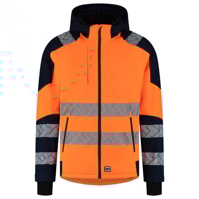 Tricorp Redefined ripstop high vis winterjas oranje blauw maat XS