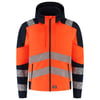 Tricorp Redefined high vis softshell met capuchon oranje blauw maat XS