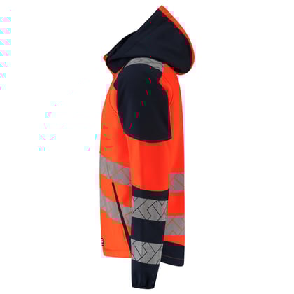 Tricorp Redefined high vis softshell met capuchon oranje blauw maat XS