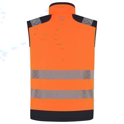 Tricorp Redefined high vis bodywarmer oranje blauw maat XS