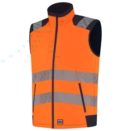 Tricorp Redefined high vis bodywarmer oranje blauw maat XS