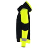 Tricorp Redefined reflective softshell met  capuchon zwart geel maat XS