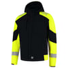 Tricorp Redefined reflective softshell met  capuchon zwart geel maat XS