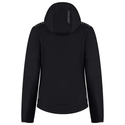 Tricorp Redefined dames softshell de luxe met capuchon zwart maat XS