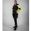 Tricorp Redefined reflective dames softshell met capuchon zwart geel maat XS