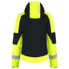 Tricorp Redefined reflective dames softshell met capuchon zwart geel maat XS