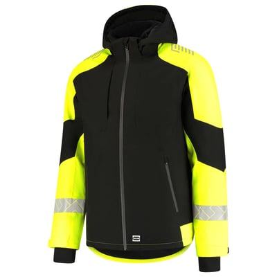 Tricorp Redefined reflective ripstop winterjas zwart geel maat XS