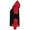 Tricorp Redefined dames bicolor softshell jas met capuchon zwart rood maat XS