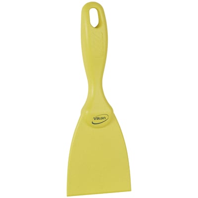 Vikan detecteerbare hygiene handschraper recht  geel 75mm 