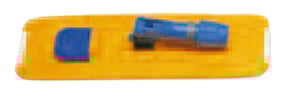 Inklapbare vlakmophouder geel 40x13cm