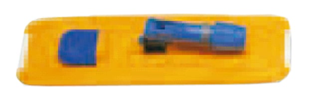 Inklapbare vlakmophouder geel 40x13cm