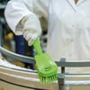 Vikan afwasborstel hard korte steel limegroen