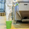 Vikan afwasborstel hard korte steel limegroen