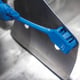 Vikan harde afwasborstel lange steel blauw Ultra Safe Technology