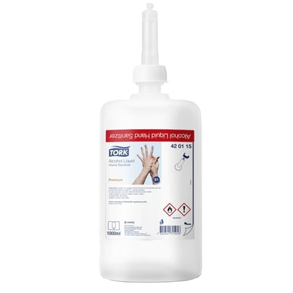 Tork vloeibare alcohol voor handdesinfectie 1000ml 